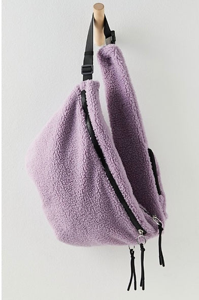 FP Movement Overachiever Sherpa Sling Bag, Women's, Lavendar
